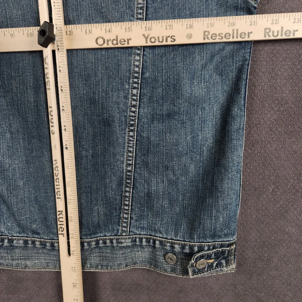 Levis Regular Fit Trucker Jacket Mens XL Blue Medium Wash 100% Cotton - Picture 11 of 13